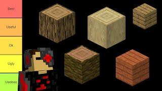 Minecraft Wood Tier List