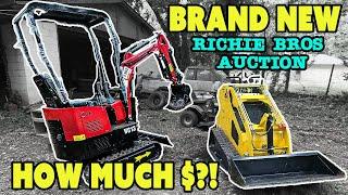 $$$ How Much? Brand New Chinese Mini Excavator and Mini Skidsteer - First Drive - First Auction