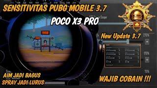 Sensitivitas Pubg Mobile Terbaru 3.7 Poco X3 Pro | Sensi Gyro Dan  Ads No Recoil | Pubg Mobile