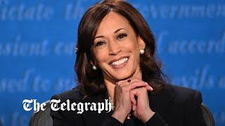 Kamala Harris criticised for laughing during press conference about Ukraine