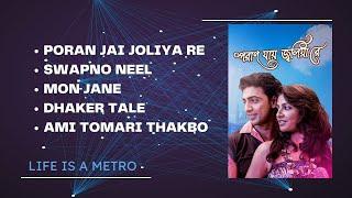 Poran Jay Jolia Re Audio Jukebox| Dev| Shubhasree| Jeet Ganguly| Abhijeet| SVF