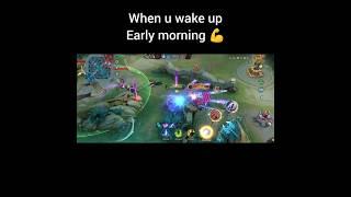 Early morning #mobilelegends #mlbb #mlbbcreatorcamp #gusion