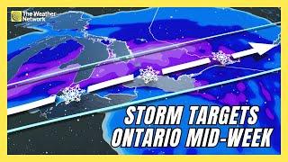 Another Winter Storm Threatens Heavy Snow In Ontario This Week | #forecast