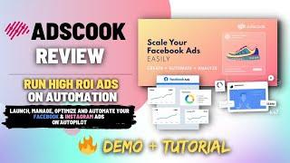 Create HIGH ROI Facebook/Instagram on Automation with A.i | Adscook Review [Lifetime Review]