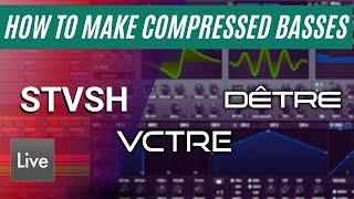 How to Make Compressed Basses Like VCTRE, STVSH, DÊTRE | Serum Sound Design Tutorial
