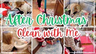 MESSY HOUSE CLEAN WITH ME/AFTER CHRISTMAS CLEAN 2024/ SPEED CLEAN WITH ME