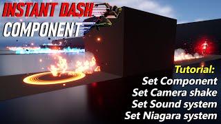 02 Tutorial Multi directional Dash Component + sound + camera shake on Unreal Engine