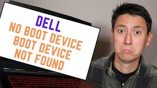 How To Fix Dell No Boot Device - Boot Device Not Found - Boot Device Not Installed Error