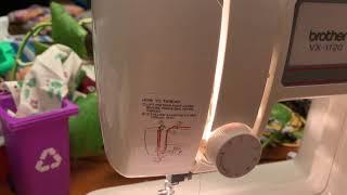 How To Thread A Sewing Machine (brother VX-1120)