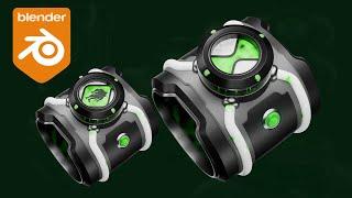 3D Ben 10 Omnitrix Modeling in Blender | Full Omnitrix Design Tutorial