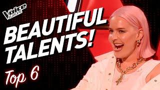 The Most BEAUTIFUL talents on The Voice! | TOP 6
