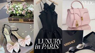 Luxury in Paris vlog: Louis Vuitton, CHANEL, Celine, Miu Miu.. Shopping, spa day at Shangri La hotel