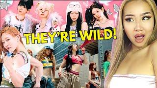 GIRLS GONE WILD!  KISS OF LIFE, (G)IDLE, AESPA, DREAMCATCHER REACTION