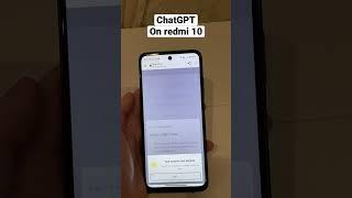 Redmi 10 in chat GPT by open ai