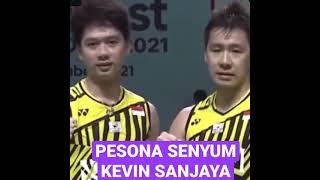 PESONA SENYUM KEVIN SANJAYA #shorts #short #kevinsanjaya #kevinmarcus #indonesiaopen2021