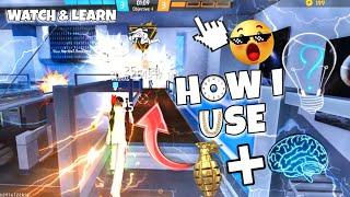 HOW TO USE GRENADE IN FREE FIRE  WITH ADVANCE IQ  ||