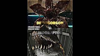 Demogorgon vs Indoraptor #demogorgon #indoraptor #jurassicworld #vsedit #vsbattle #strangerthings4