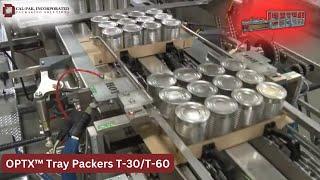 OPTX T-60 Tray Packer: 6 & 12 Pack Cans