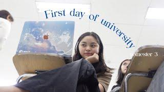 first day of university (semester 3) || grandtastic