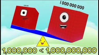 COMPARISON OF NUMBERBLOCKS GIANT NUMBERS GREATER THAN,LESS THAN,EQUAL TO|LEARN TO COUNT|hello george