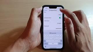 iPhone 13/13 Pro: How to Set Proxy Server Configuration for Wifi Connection