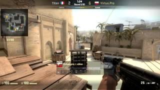 CS:GO de_mirage POV Snax (24/14) vs TITAN @ EMS Katowice 2014