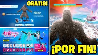 *NUEVA* ¡ACTUALIZACIÓN 33.20 DE FORTNITE!  (GODZILLA vs KONG, HATSUNE MIKU, MINI PASE y MÁS!) 