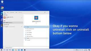 How To Uninstall Ubuntu Application On Windows10