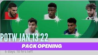 eFootball PES 2021 Mobile: POTW Jan,13 2022 Pack Opening