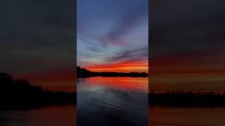 Beautiful Sunset at the Lake - 4K Ultra HD #shorts #sunset #tranquility #lostranquility