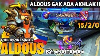 Perfect SAVAGE ! [ Former Top 1 Global Aldous ] By Saitama - Mobile Legends