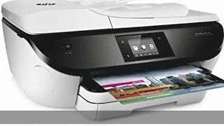 HP OfficeJet 5746 Wireless All-in-One Photo Printer with Mobile Printing in White (Renewed)