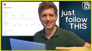 Build Contact Database: NOTION tutorial for Beginners