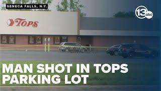 Man shot in parking lot of Seneca Falls Tops store, suspect arrested
