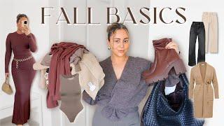 FALL BASICS CLOTHING HAUL 2023 - H&M, Amazon, Old Navy | Classic & Minimal Outfit Ideas!