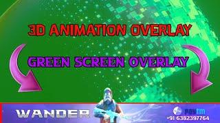 Green Screen Animation 3D Overlay Available/ BGMI & PUBG LITE & FREE FIRE/ All Detail in Description