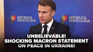 Macron Drops SHOCKING New Statement on the END of the WAR in Ukraine! – Listen to What He Said!