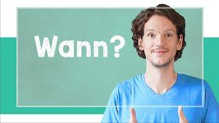 When-Questions in German - wann, seit wann, bis wann - A2 [mit Niko]