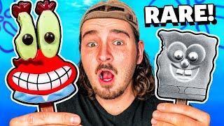 Opening Mystery SpongeBob Popsicle Figures! (Mr. Krabs Popsicle!)