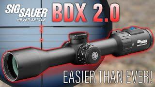 Custom BDC Reticle for Hunting - Sig Sauer's BDX System (Review)