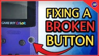 Fixing a Broken Gameboy Color 'A' Button. Trying to Repair a Button that Looks Fine but Isn't.