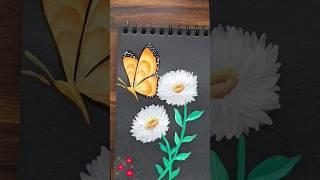 One Stroke Butterfly Painting 