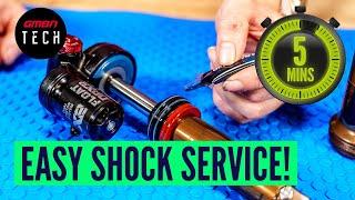 How To Service A Bike Air Shock In Just 5 Minutes | Basic Suspension Service