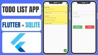 Complete Todo List App with SQLite (sqflite) in Flutter Null Safety