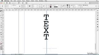 InDesign Tutorial - Setting text vertically