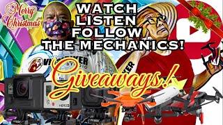 CHRISTMAS GIVEAWAYS MECHANICS | DRONES and ACTION CAMERA GIVEAWAYS BY VNfatBIKER Studio