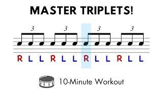 10-Minute Triplet Workout for Drummers – Improve Hand Control & Sticking