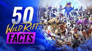 50 WILD RIFT Facts YOU Didn't Know About (LoL Mobile)