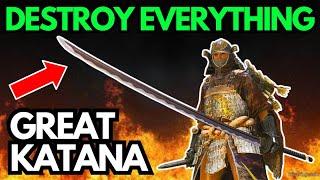 The Great Katana: Testing the first GREAT KATANA type weapon in ELDEN RING DLC (INSANE DAMAGE)