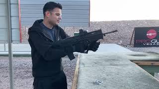 Shooting the IWI Tavor-21. Indian military special forces standard issue assault rifle.